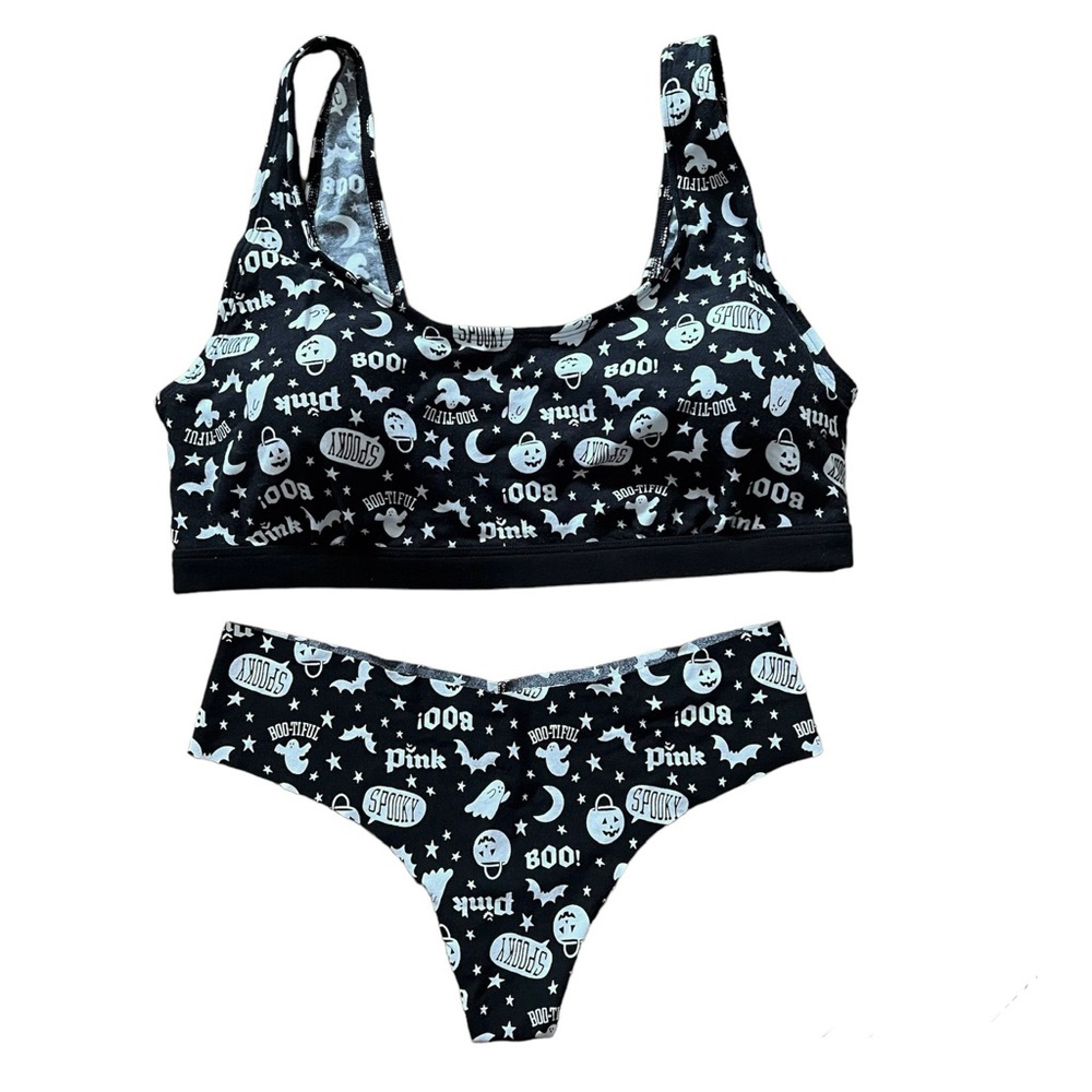 VS PINK Halloween Bralette & Panty Set